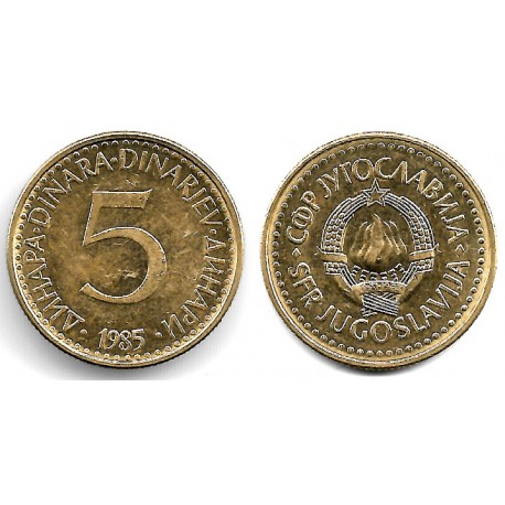 (88) Yugoslavia. 1985. 5 Dinara (MBC)