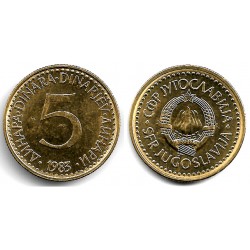 (88) Yugoslavia. 1983. 5 Dinara (EBC)