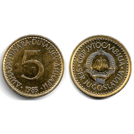 (88) Yugoslavia. 1983. 5 Dinara (EBC)
