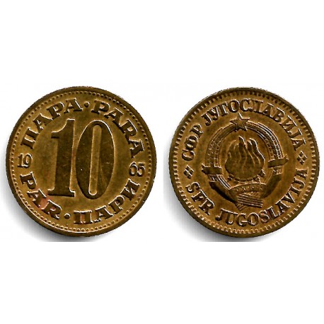 (44) Yugoslavia. 1965. 10 Para (MBC)