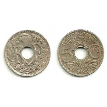 (865) Francia. 1920. 5 Centimes (MBC)