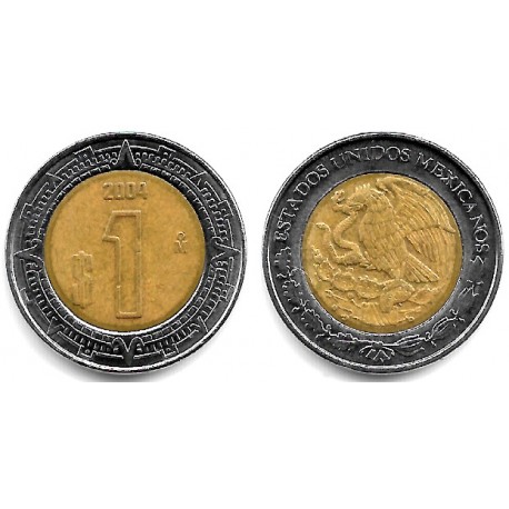 (603) Estados Unidos Mexicanos. 2004. 1 Peso (MBC)