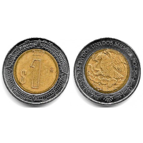 (603) Estados Unidos Mexicanos. 2007. 1 Peso (MBC)