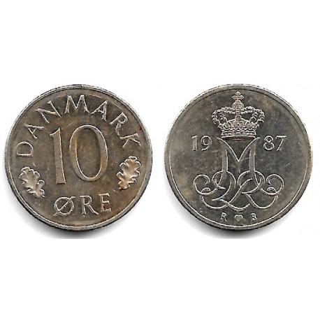 (860.3) Dinamarca. 1987. 10 Ore (MBC)