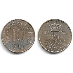 (860.3) Dinamarca. 1982. 10 Ore (MBC)