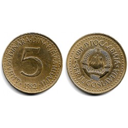 (88) Yugoslavia. 1982. 5 Dinara (MBC)