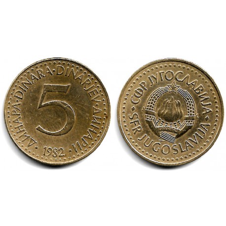 (88) Yugoslavia. 1982. 5 Dinara (MBC)