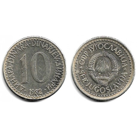 (89) Yugoslavia. 1982. 10 Dinara (MBC)