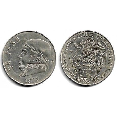 (460) Estados Unidos Mexicanos. 1978. 1 Peso (MBC)