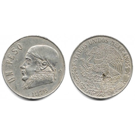 (460.1) Estados Unidos Mexicanos. 1975. 1 Peso (MBC)
