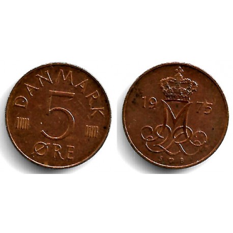 (859.1) Dinamarca. 1975. 5 Ore (MBC)