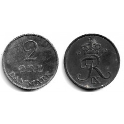 (840.2) Dinamarca. 1963. 2 Ore (MBC-)