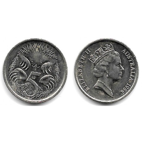 (80) Australia. 1988. 5 Cents (EBC)