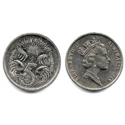 (80) Australia. 1989. 5 Cents (EBC)