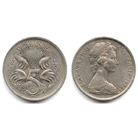 (64) Australia. 1974. 5 Cents (MBC)