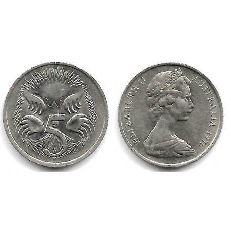 (64) Australia. 1976. 5 Cents (MBC)