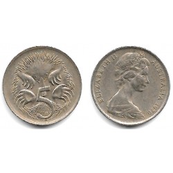 (64) Australia. 1970. 5 Cents (MBC)