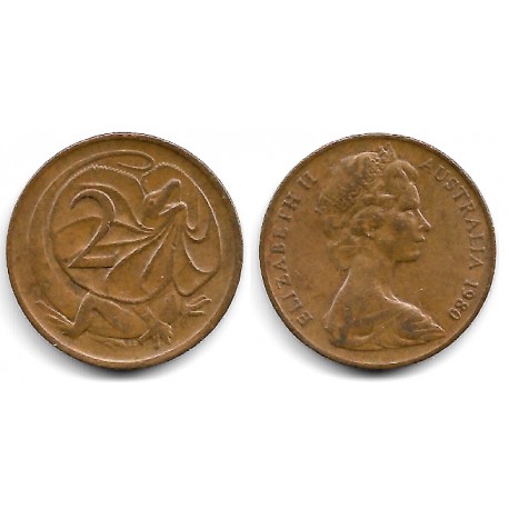 (63) Australia. 1980. 2 Cents (MBC)