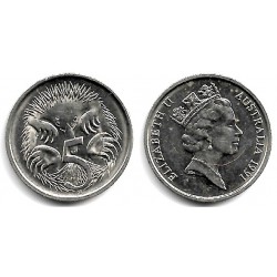 (80) Australia. 1991. 5 Cents (EBC)