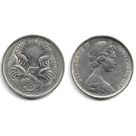 (64) Australia. 1984. 5 Cents (MBC)