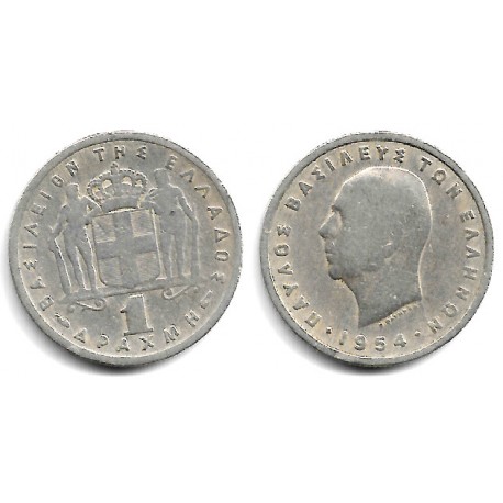 (81) Grecia. 1954. 1 Drachma (BC)