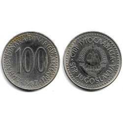 (114) Yugoslavia. 1987. 100 Dinara (EBC)
