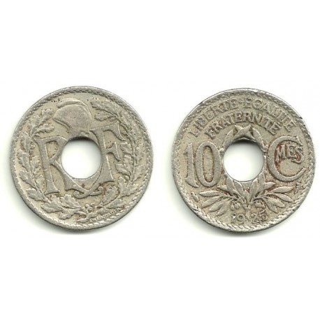 (866a) Francia. 1925. 10 Centimes (MBC)