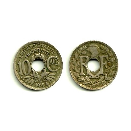 (866a) Francia. 1924. 10 Centimes (MBC)