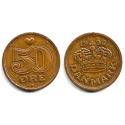 (866.2) Dinamarca. 1992. 50 Ore (MBC)