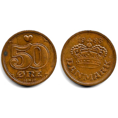 (866.2) Dinamarca. 1993. 50 Ore (MBC)