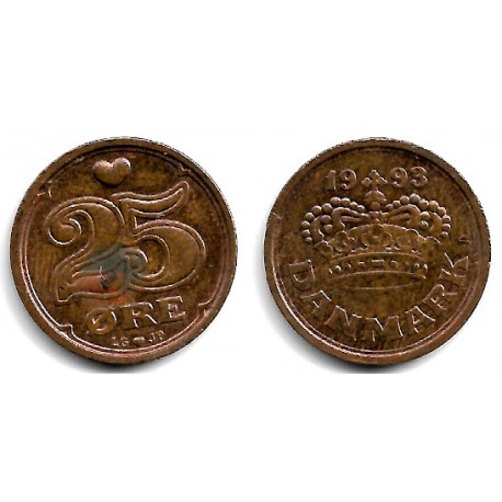 (868.1) Dinamarca. 1993. 25 Ore (MBC)