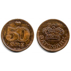 (866.2) Dinamarca. 1990. 50 Ore (MBC)