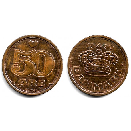 (866.2) Dinamarca. 1990. 50 Ore (MBC)