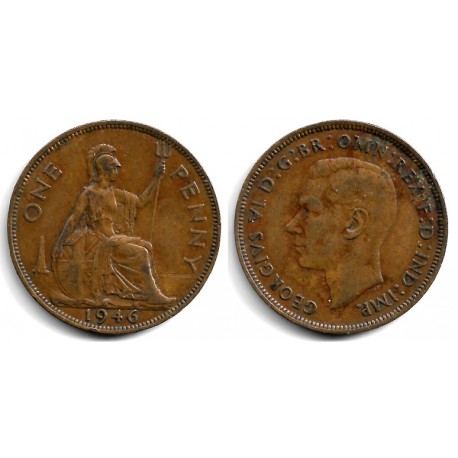 (845) Gran Bretaña. 1946. 1 Penny (MBC-)