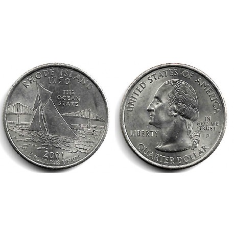 (320) Estados Unidos de América. 2001(P). Quarter Dollar (EBC)