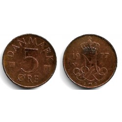 (859.1) Dinamarca. 1977. 5 Ore (MBC)