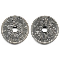 (873.1) Dinamarca. 1994. 1 Krone (EBC)