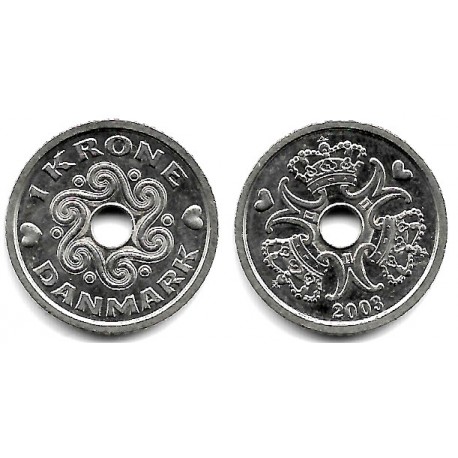 (873.2) Dinamarca. 2003. 1 Krone (EBC+)
