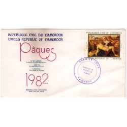 Sobre Primer Día. Camerún. 1982. Pâques (Nuevo)