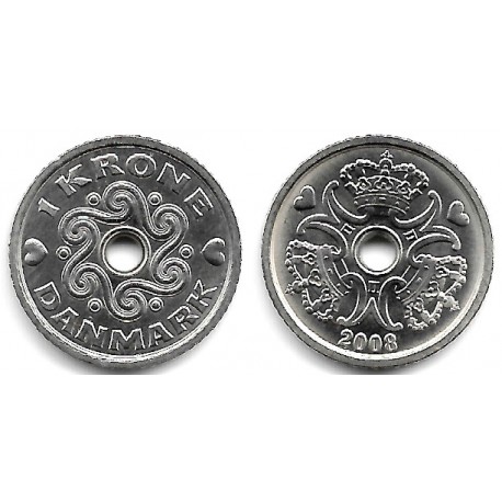 (873.2) Dinamarca. 2008. 1 Krone (EBC+)