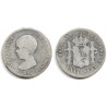 Alfonso XIII. 1891*(-----). 1 Peseta (BC/BC-) (Plata) Ceca de Madrid PG-M