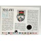 Malaui. 1991. Sobre Conmemorativo con Sello y Moneda (Nuevo)