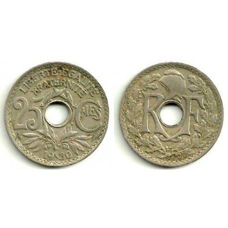 (867a) Francia. 1930. 25 Centimes (EBC)