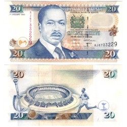 (35a2) Kenia. 1996. 20 Shillings (SC)