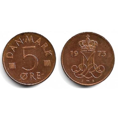 (859.1) Dinamarca. 1973. 5 Ore (MBC)