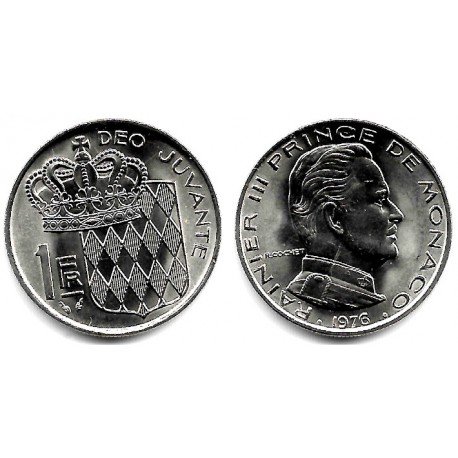 (140) Mónaco. 1976. 1 Franc (SC)