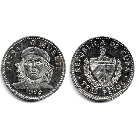(346a) Cuba. 1992. 3 Pesos (EBC)