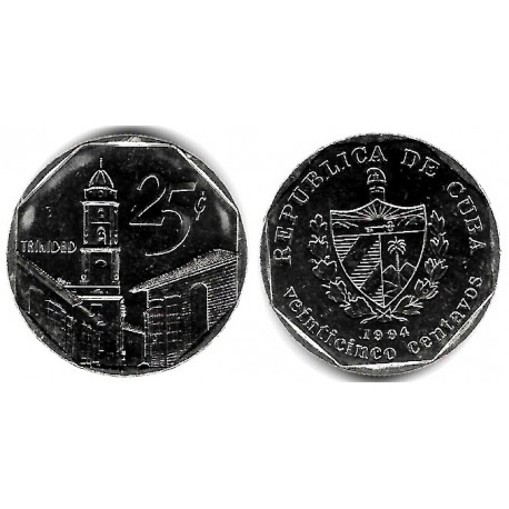 (577.1) Cuba. 1994. 25 Centavos (EBC)