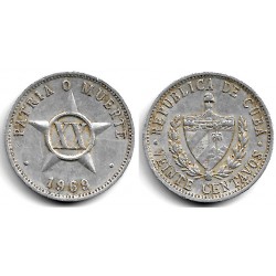 (35.1) Cuba. 1969. 20 Centavos (EBC-)
