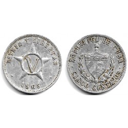 (34) Cuba. 1963. 5 Centavos (MBC)